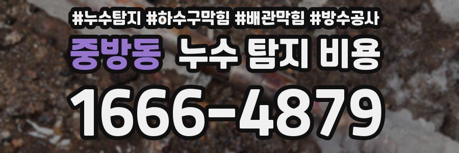 중방동 누수 탐지 비용
