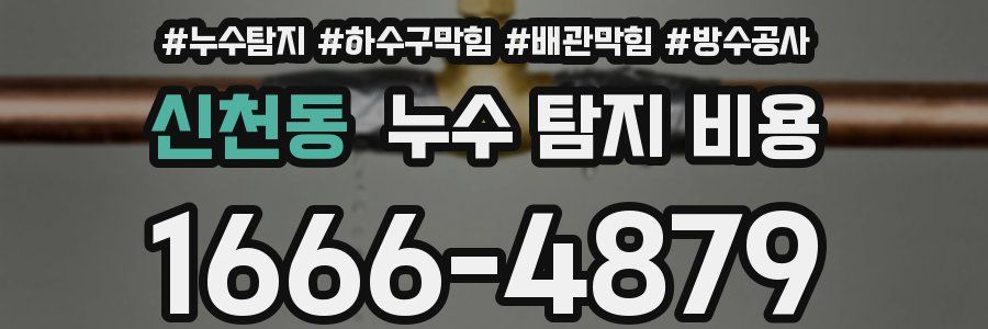 신천동 누수 탐지 비용