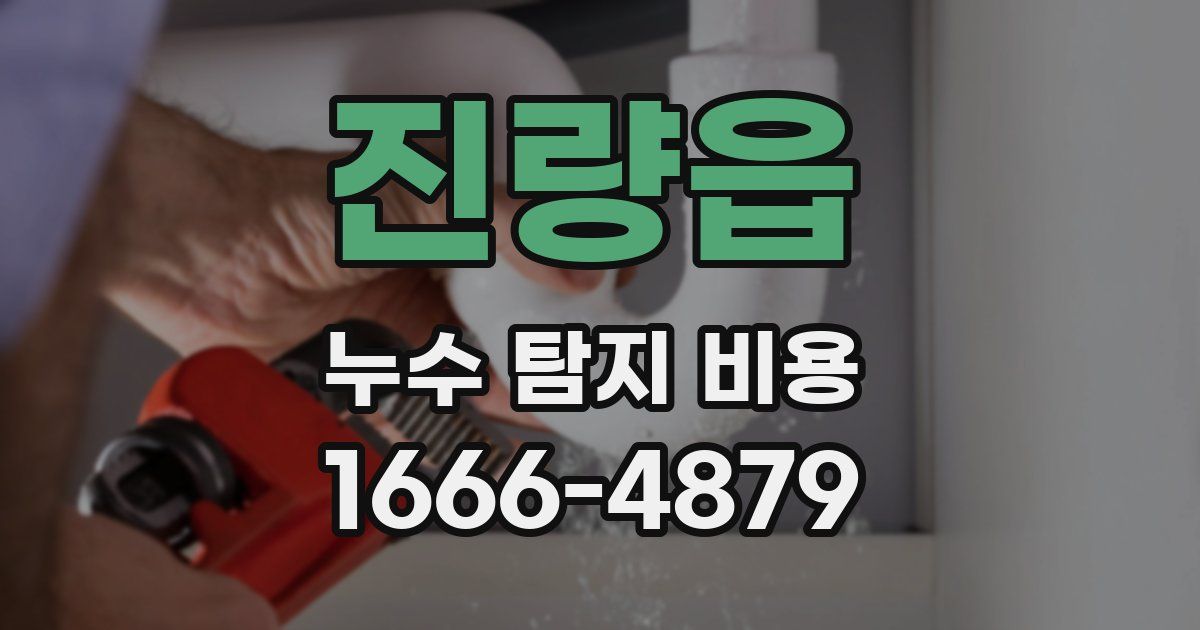 진량읍 누수 탐지 비용
