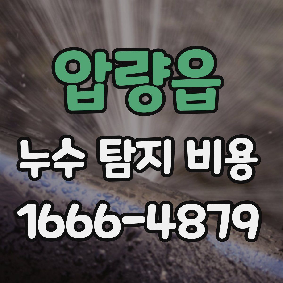 압량읍 누수 탐지 비용