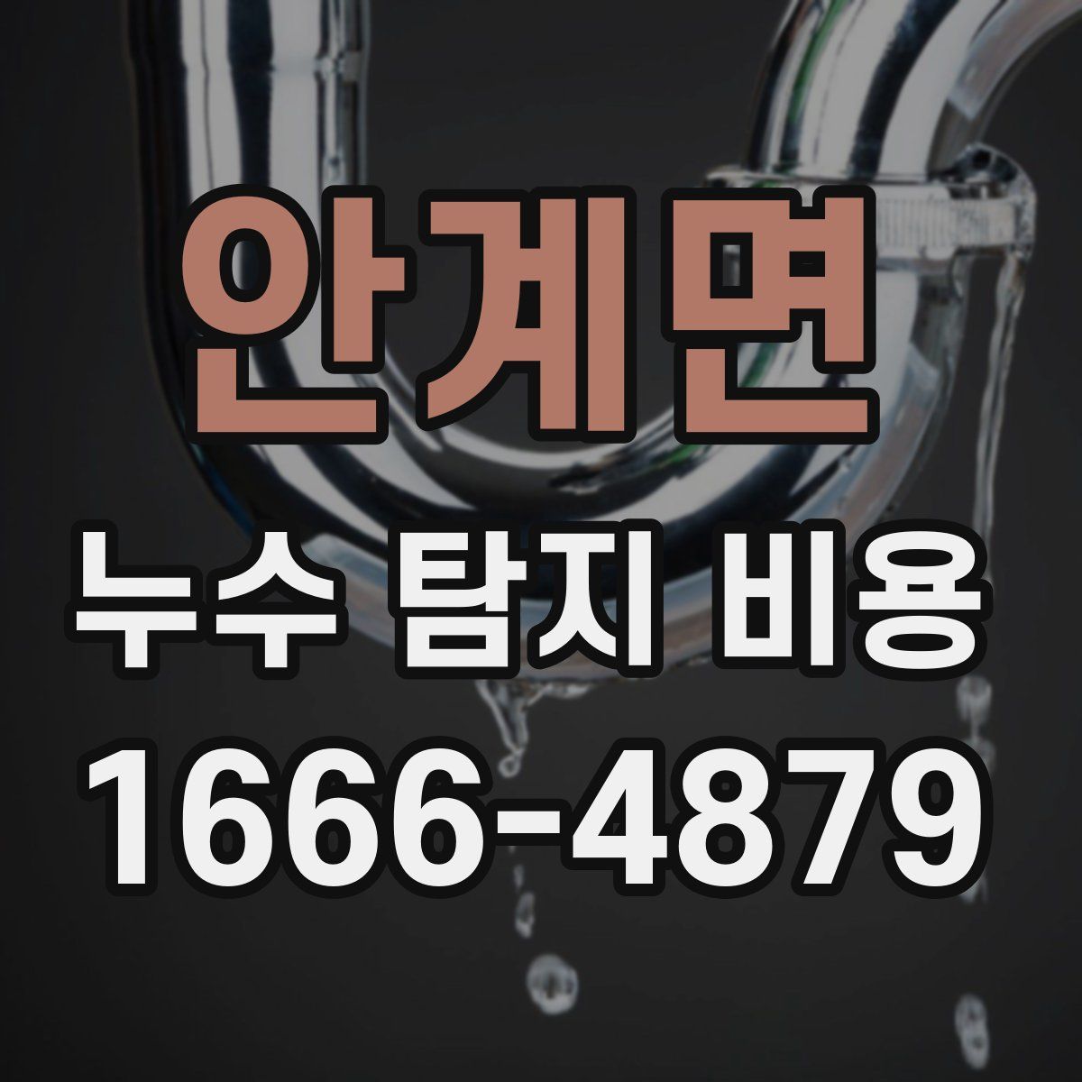 안계면 누수 탐지 비용
