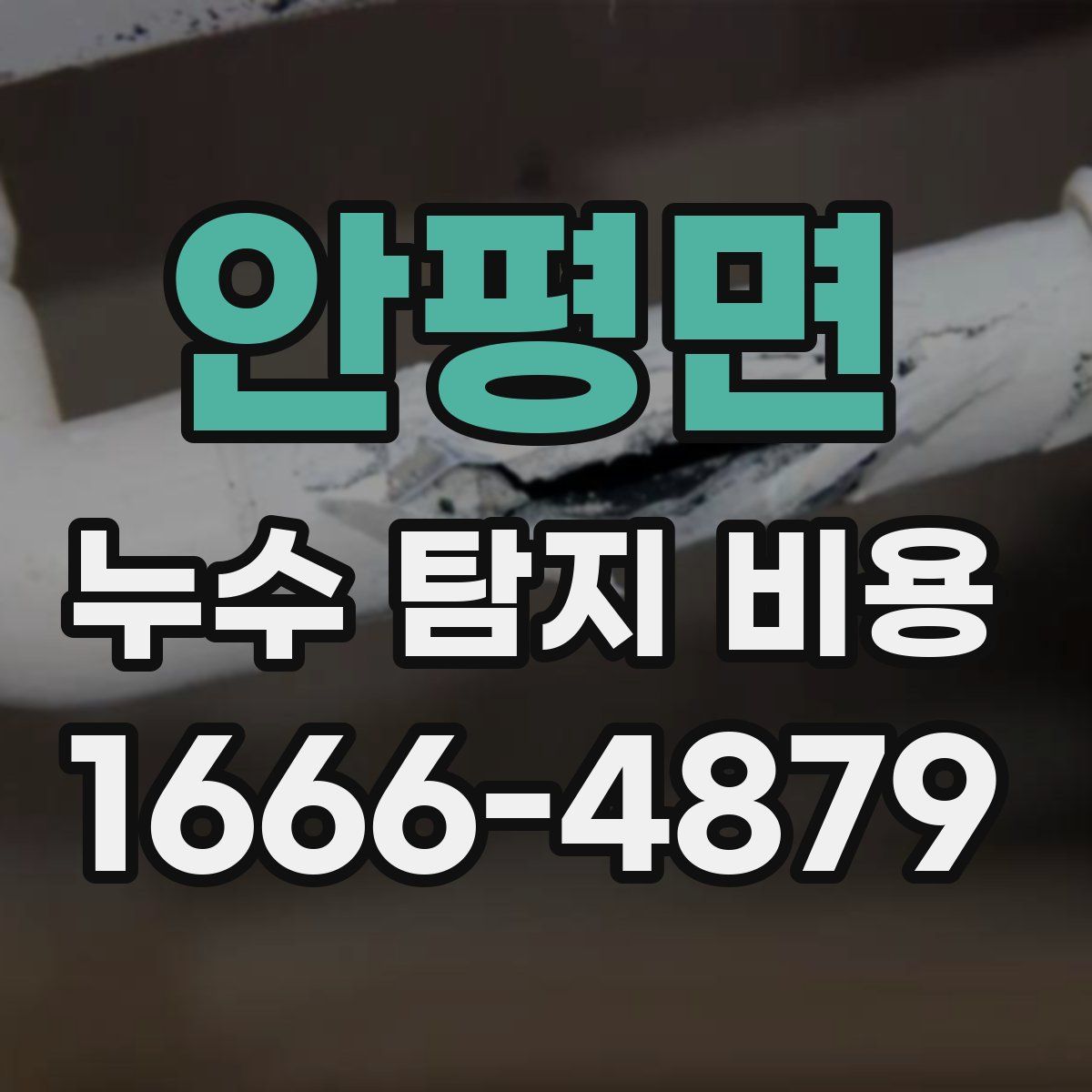 안평면 누수 탐지 비용
