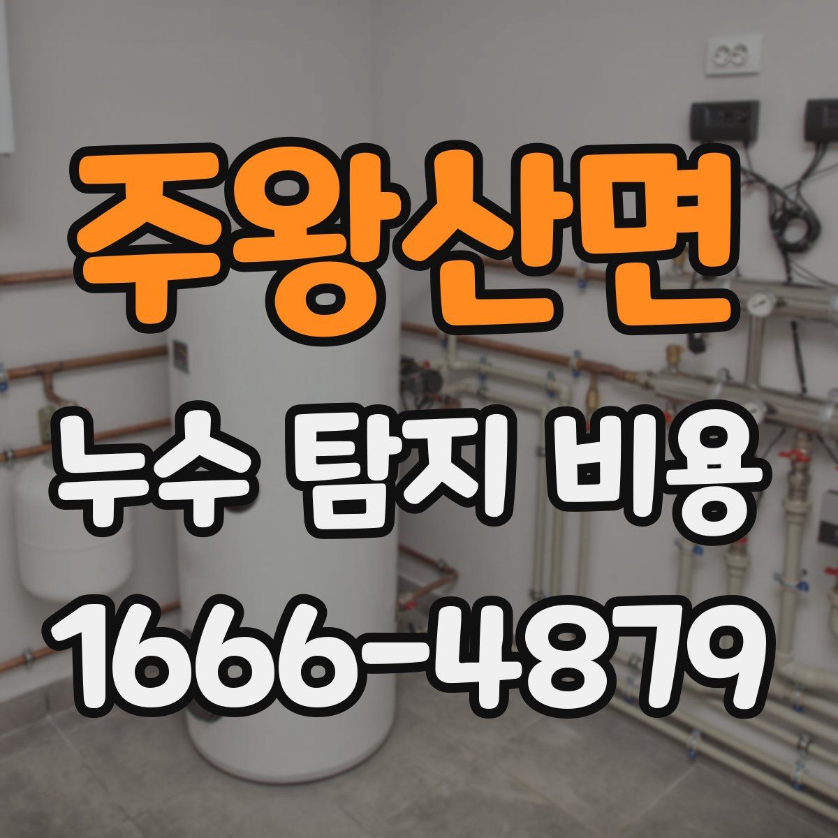 주왕산면 누수 탐지 비용