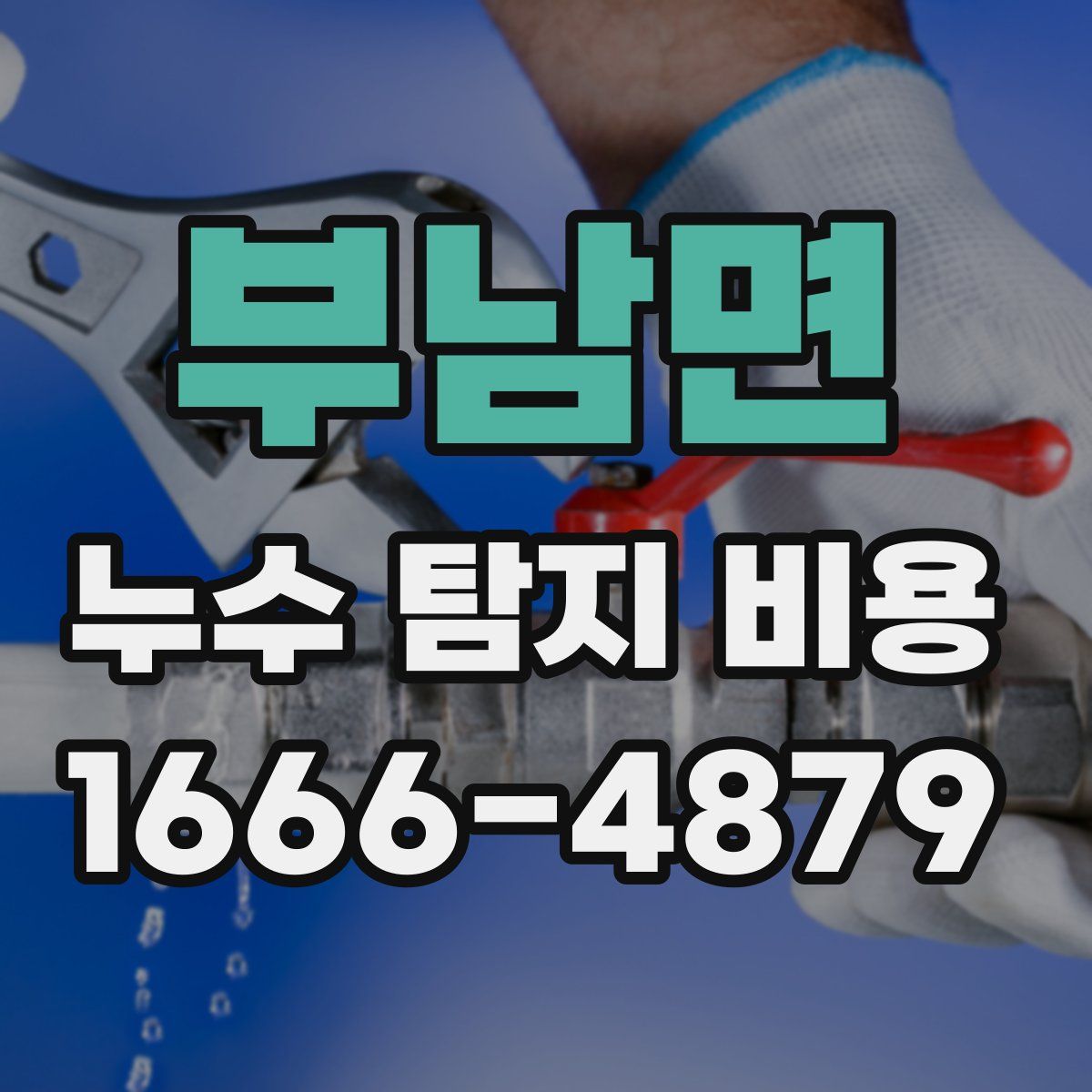 부남면 누수 탐지 비용