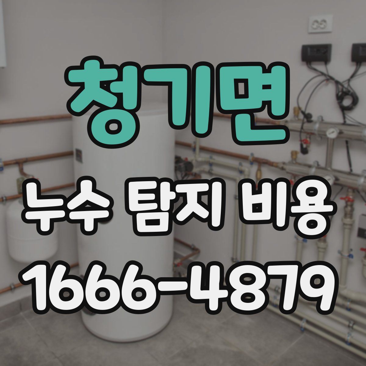 청기면 누수 탐지 비용