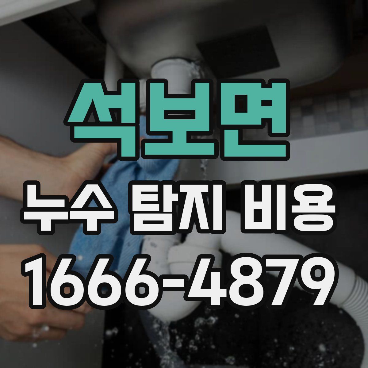 석보면 누수 탐지 비용