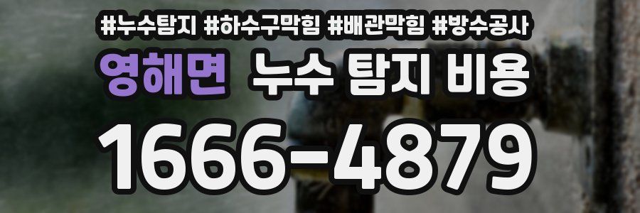 영해면 누수 탐지 비용