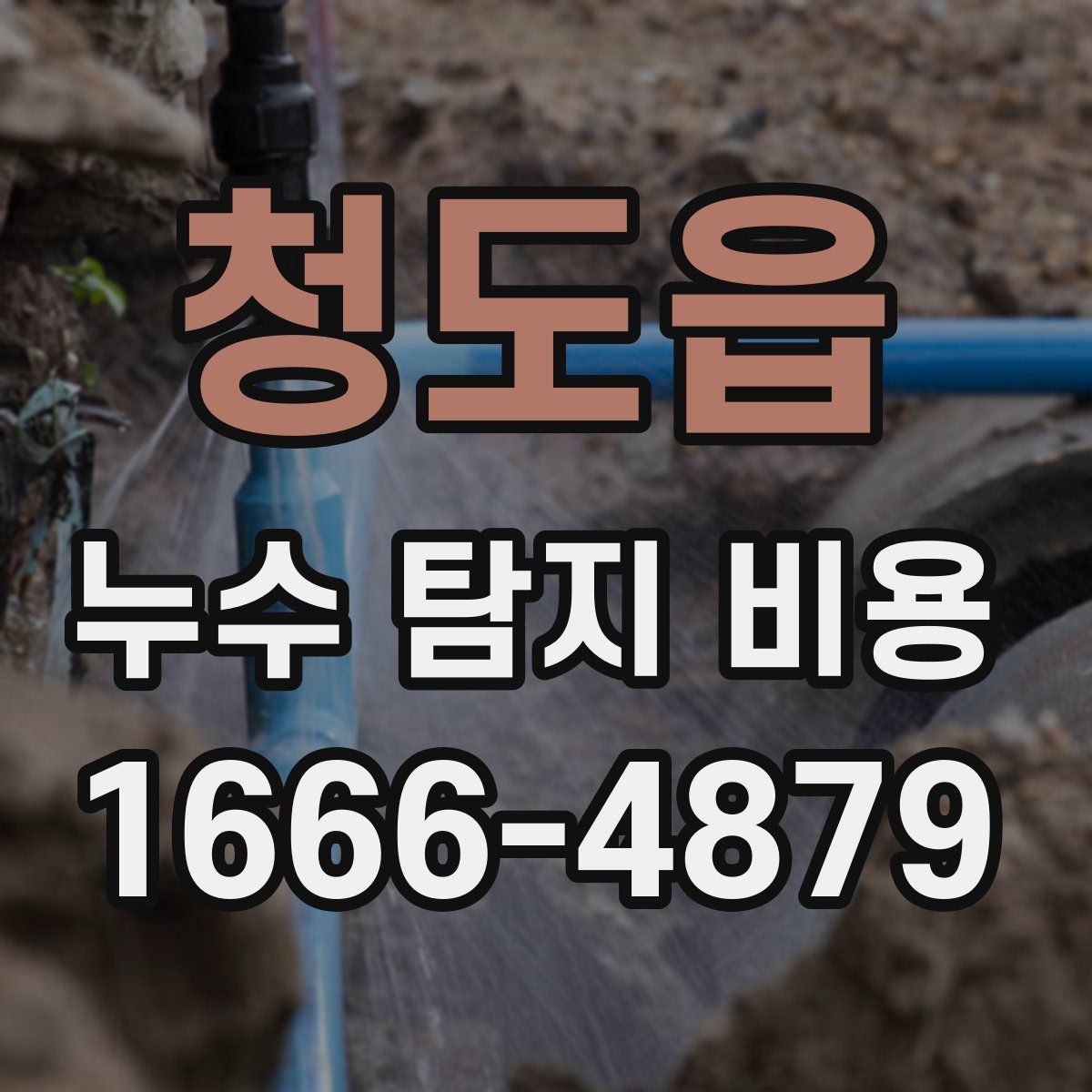 청도읍 누수 탐지 비용