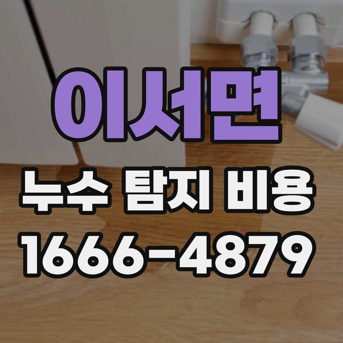이서면 누수 탐지 비용