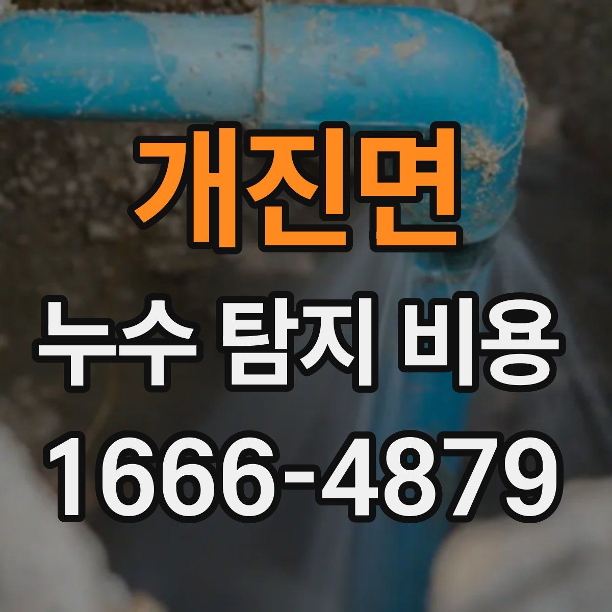 개진면 누수 탐지 비용