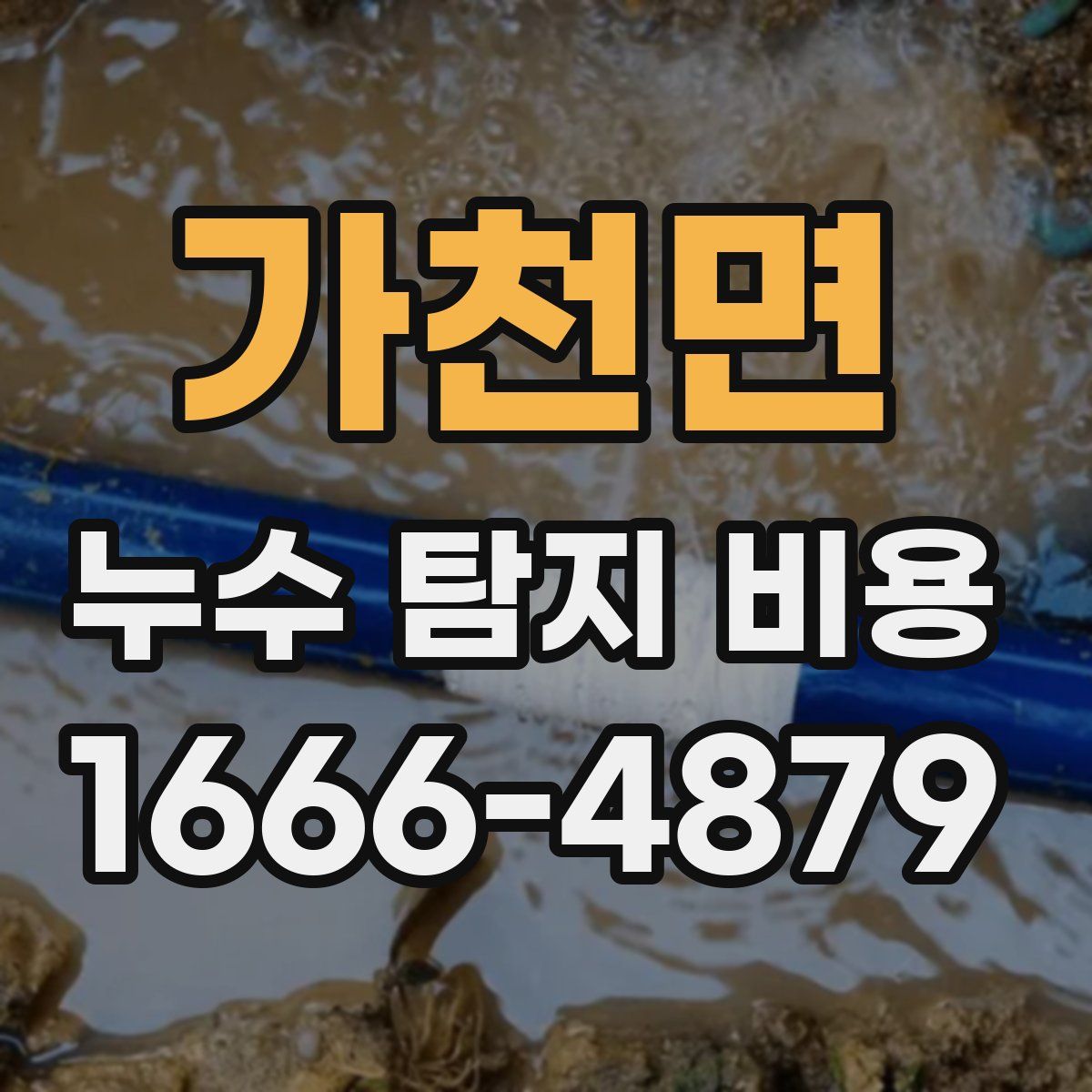 가천면 누수 탐지 비용