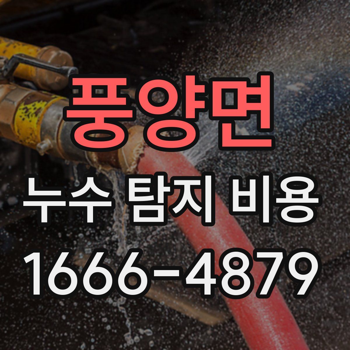 풍양면 누수 탐지 비용