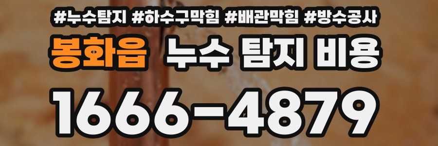 봉화읍 누수 탐지 비용