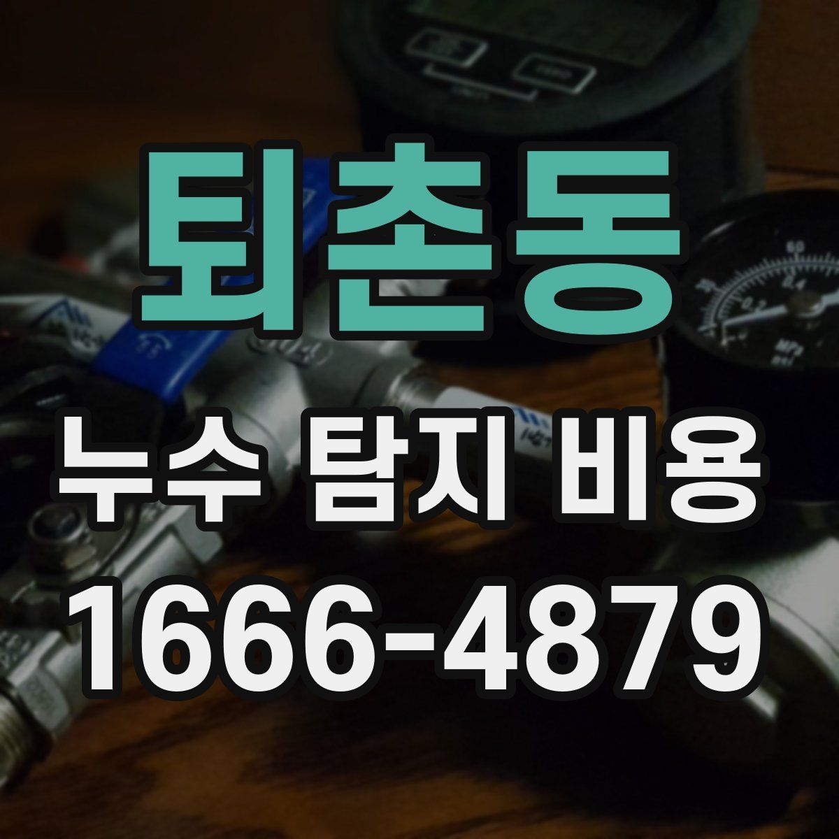 퇴촌동 누수 탐지 비용