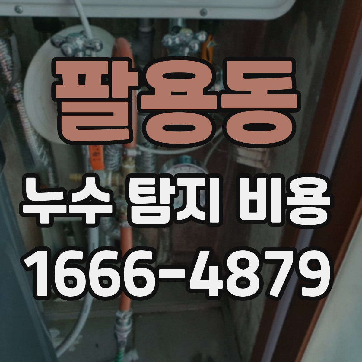 팔용동 누수 탐지 비용