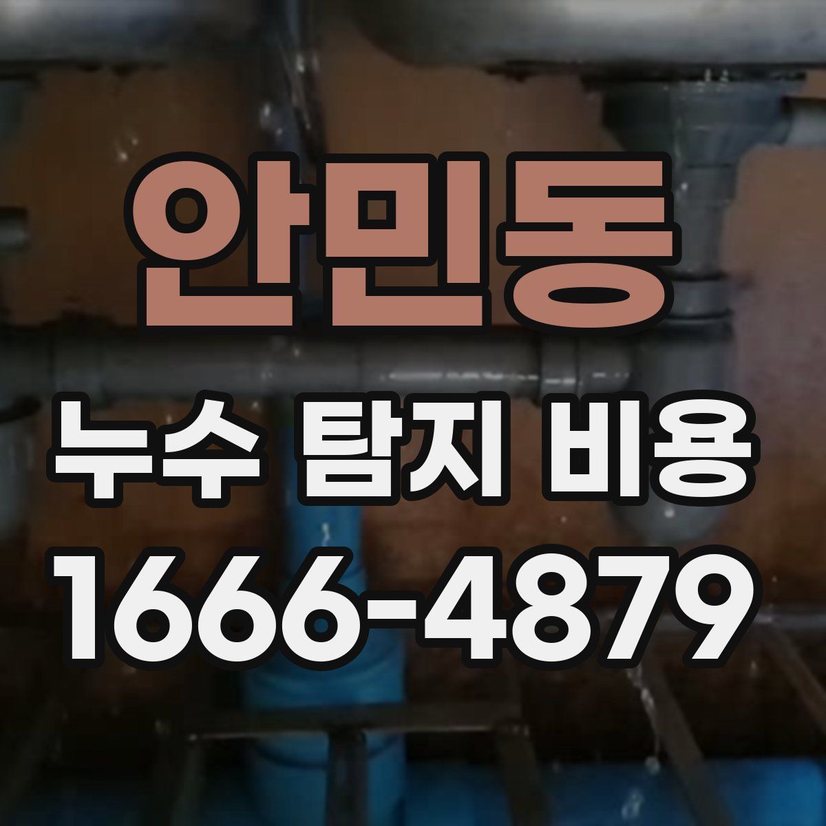 안민동 누수 탐지 비용
