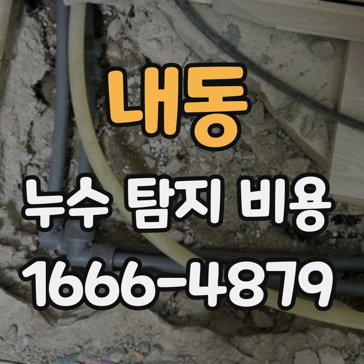 내동 누수 탐지 비용