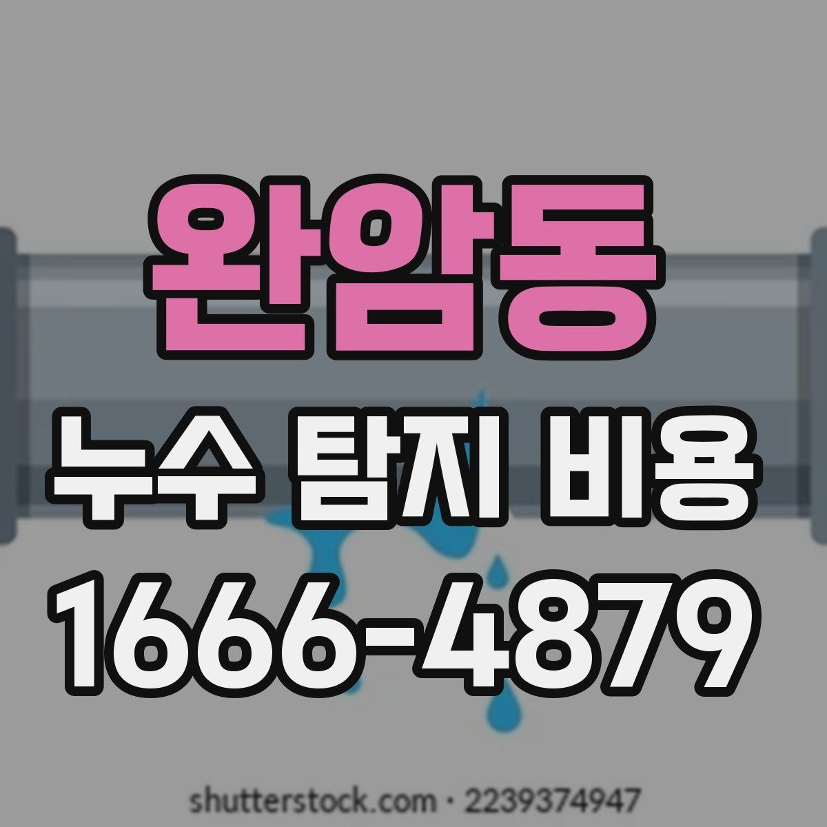 완암동 누수 탐지 비용