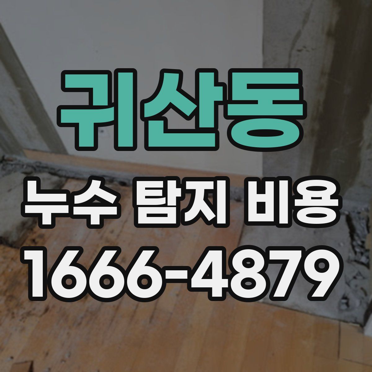 귀산동 누수 탐지 비용