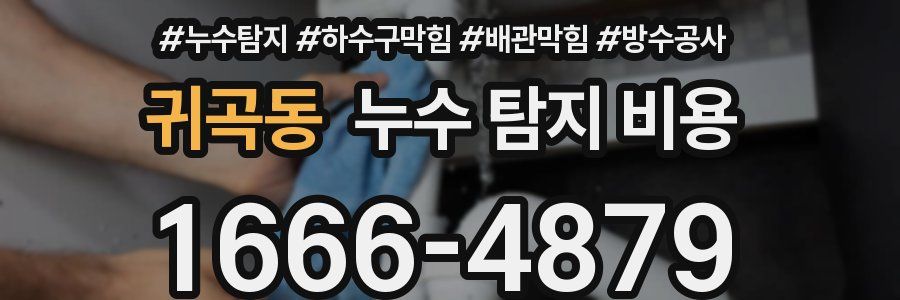 귀곡동 누수 탐지 비용