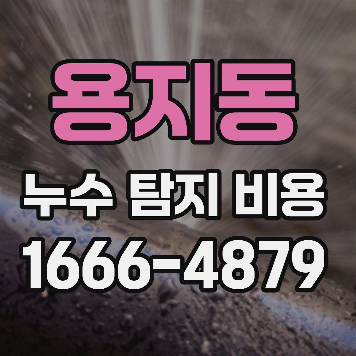 용지동 누수 탐지 비용