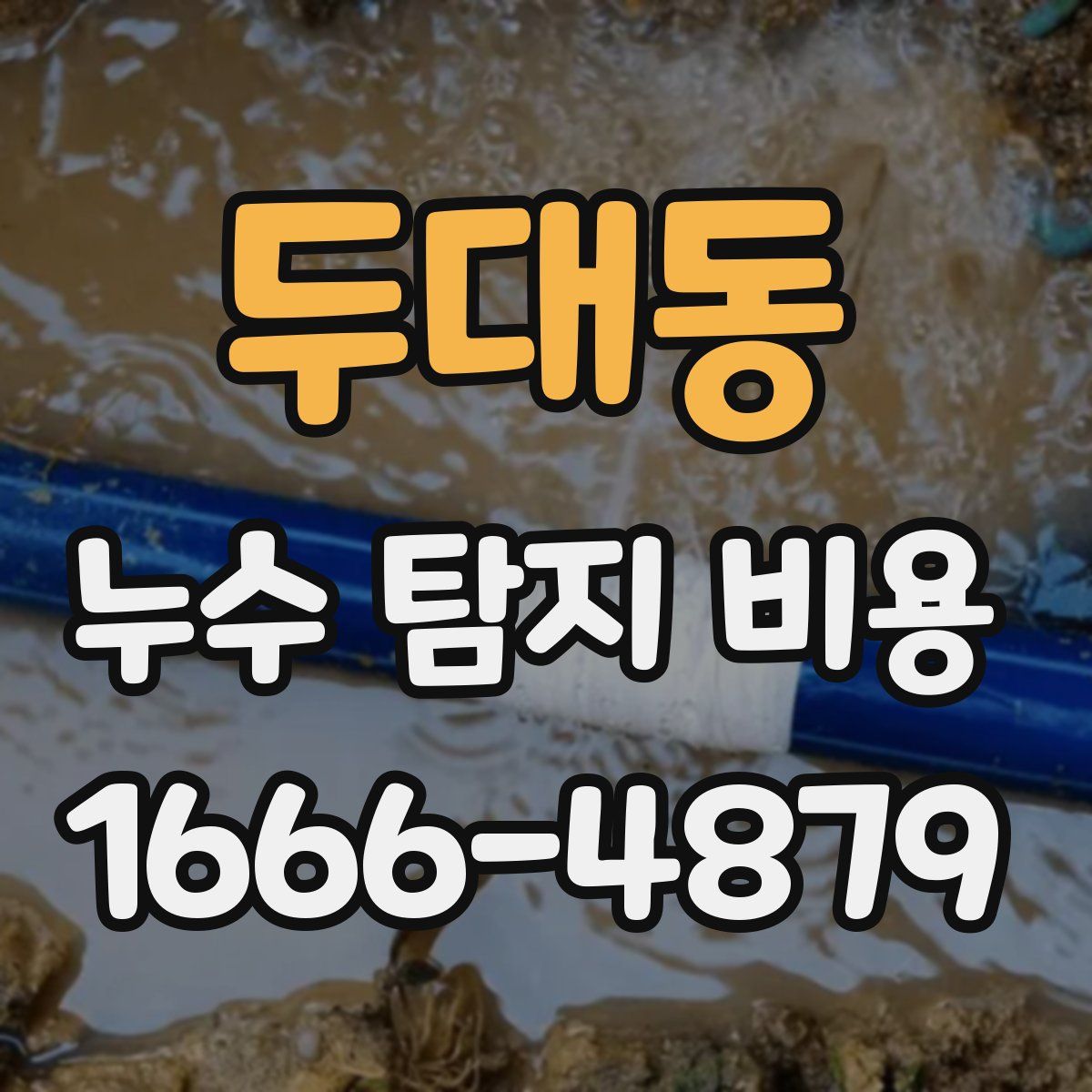 두대동 누수 탐지 비용