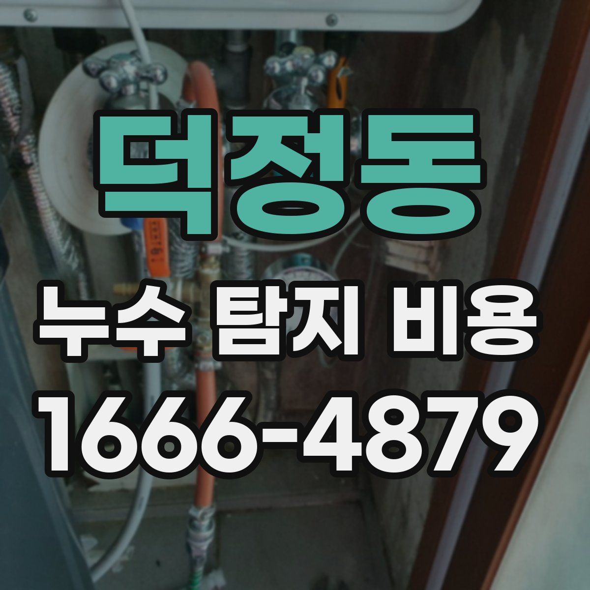 덕정동 누수 탐지 비용