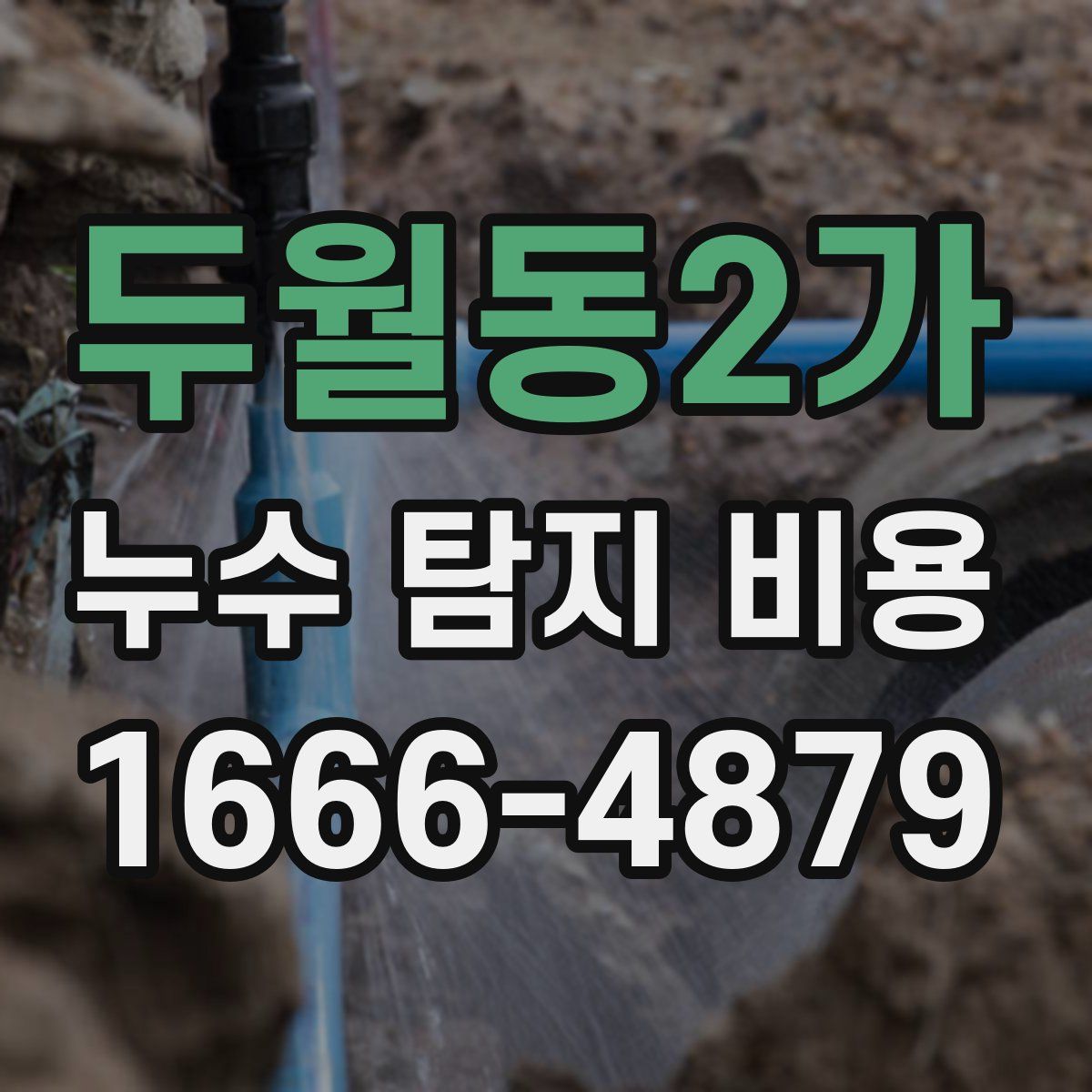 두월동2가 누수 탐지 비용