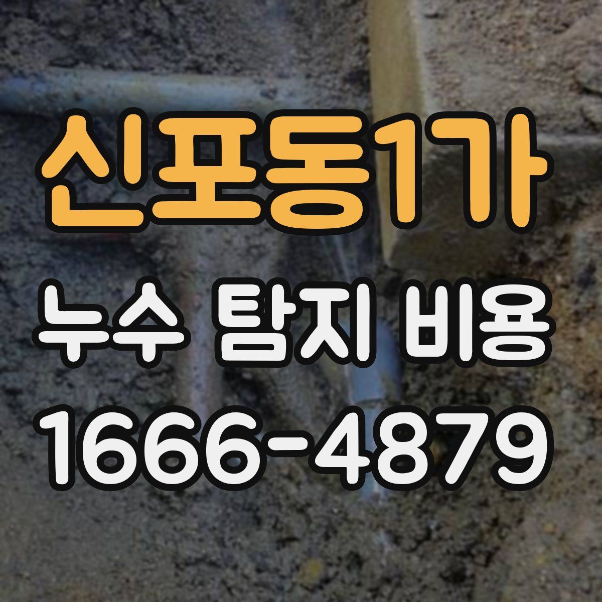 신포동1가 누수 탐지 비용