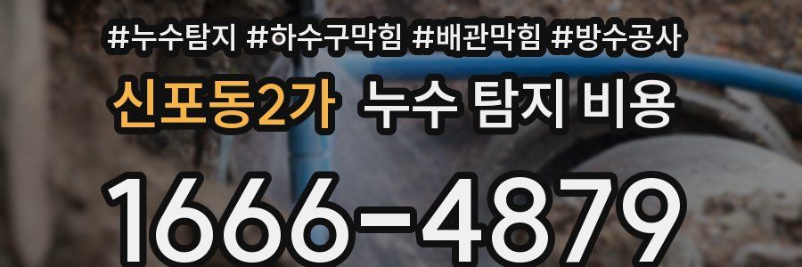 신포동2가 누수 탐지 비용