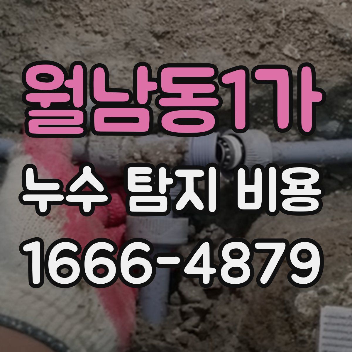 월남동1가 누수 탐지 비용