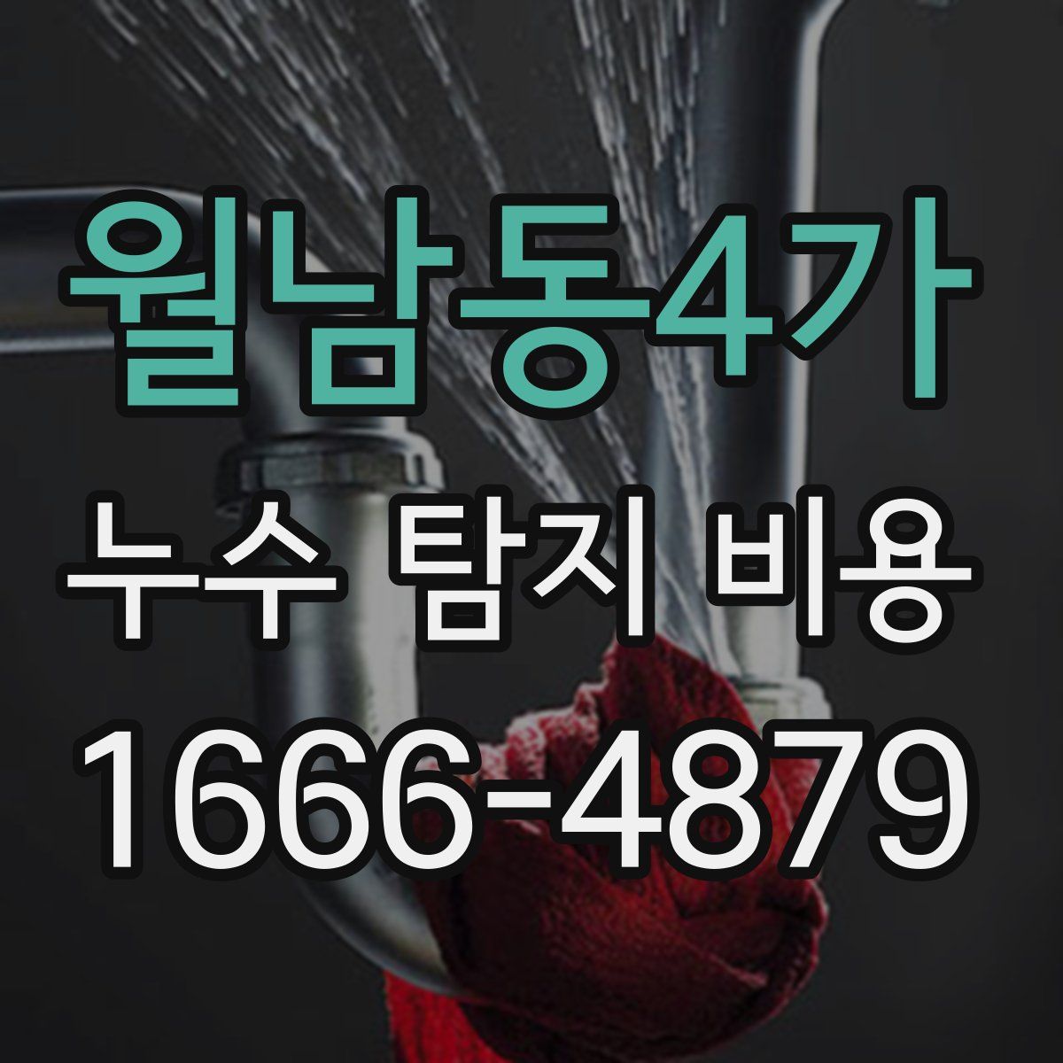 월남동4가 누수 탐지 비용