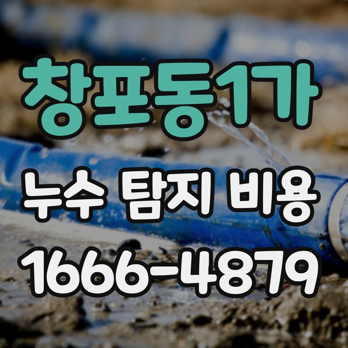창포동1가 누수 탐지 비용
