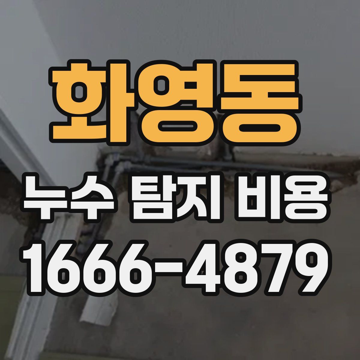 화영동 누수 탐지 비용