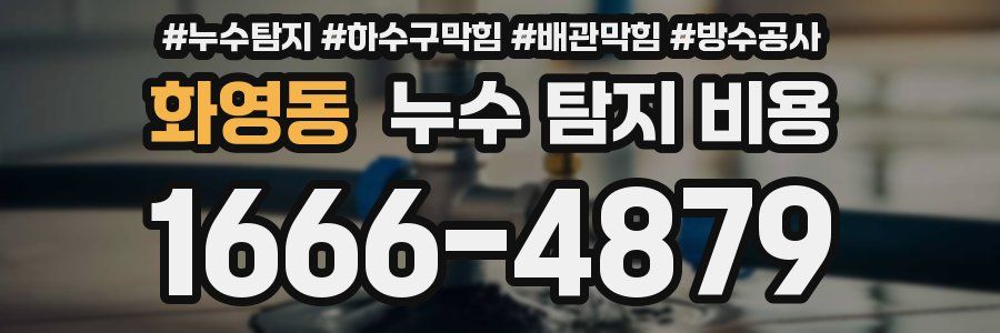 화영동 누수 탐지 비용