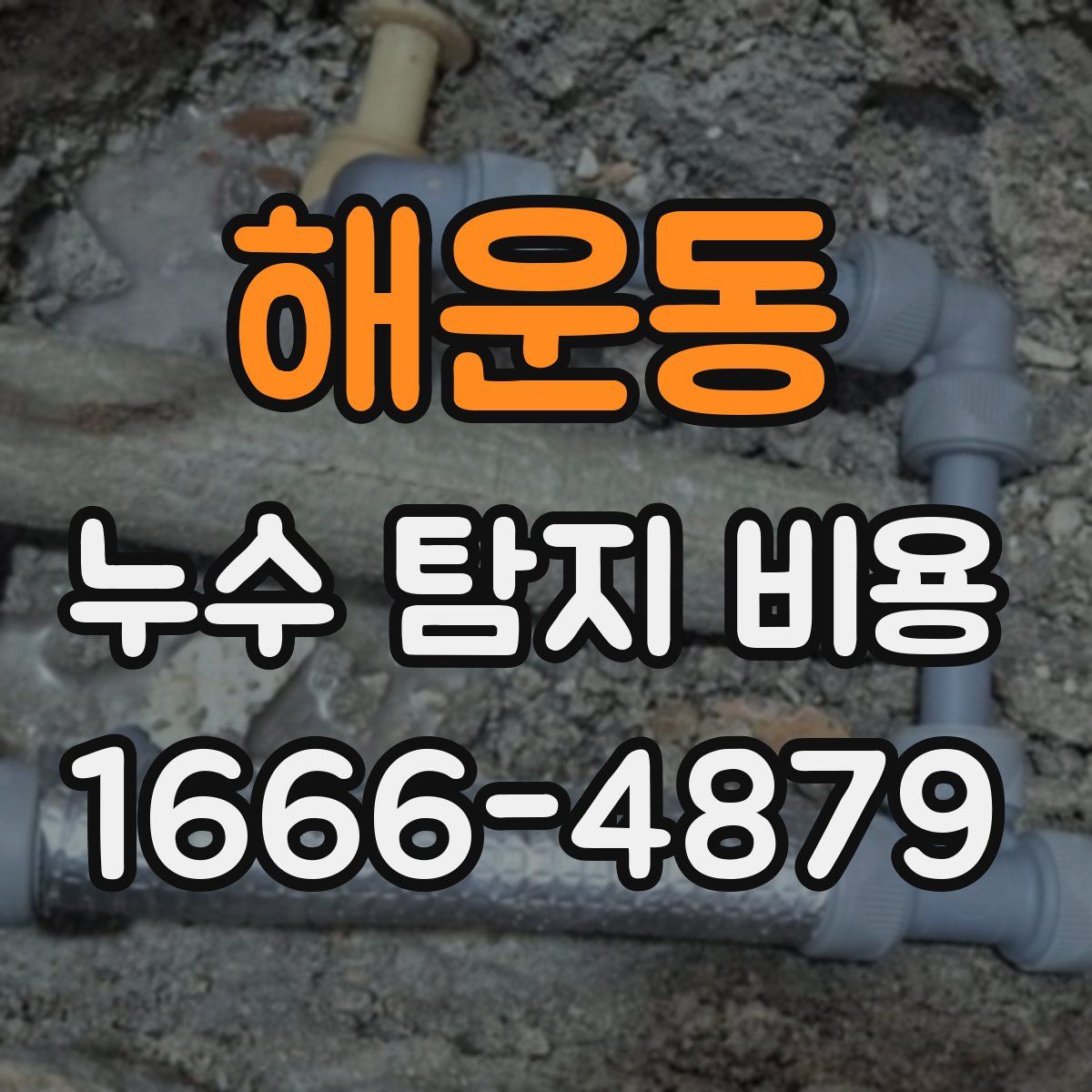 해운동 누수 탐지 비용