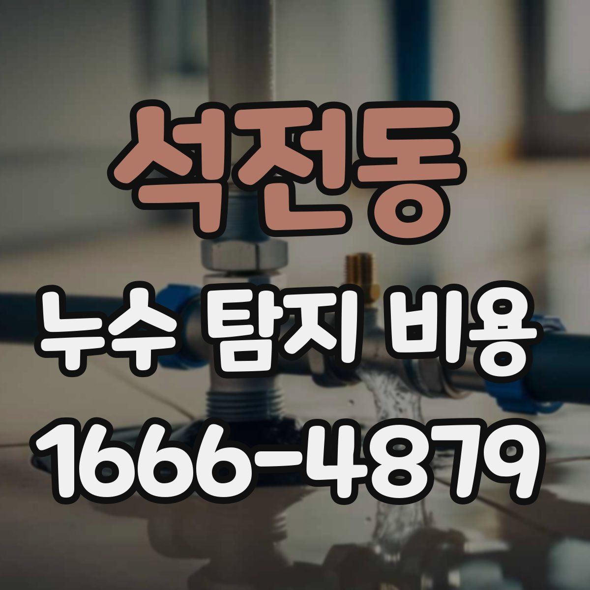 석전동 누수 탐지 비용