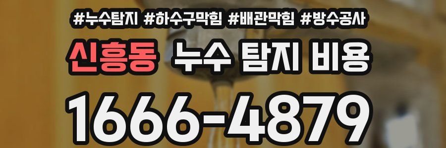 신흥동 누수 탐지 비용