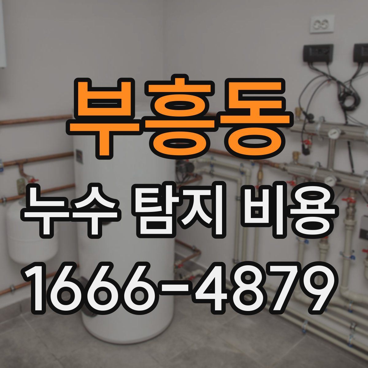 부흥동 누수 탐지 비용