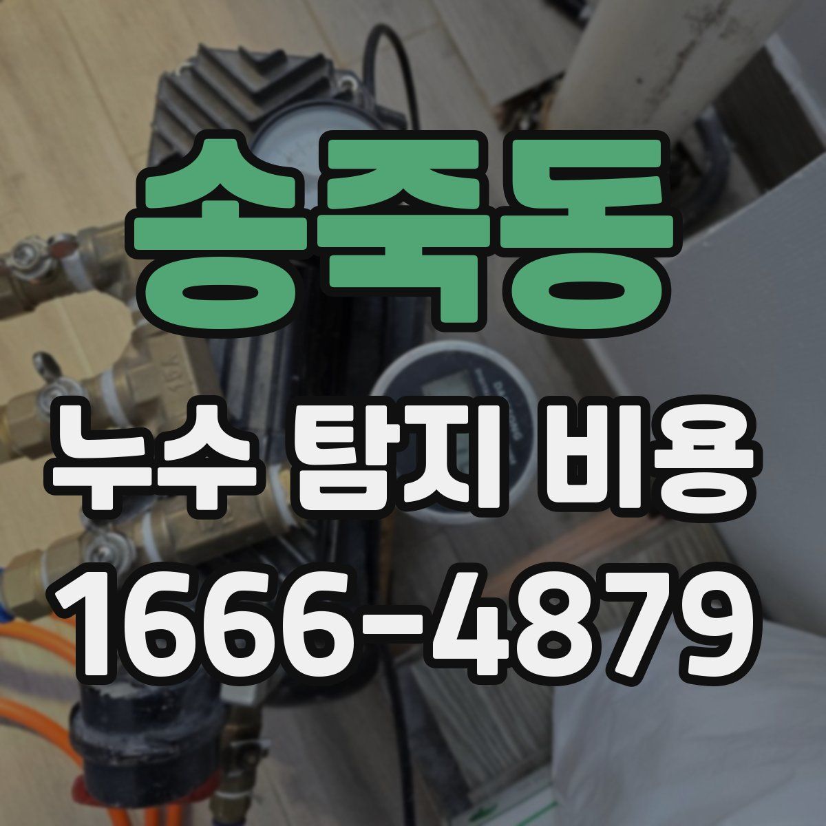 송죽동 누수 탐지 비용