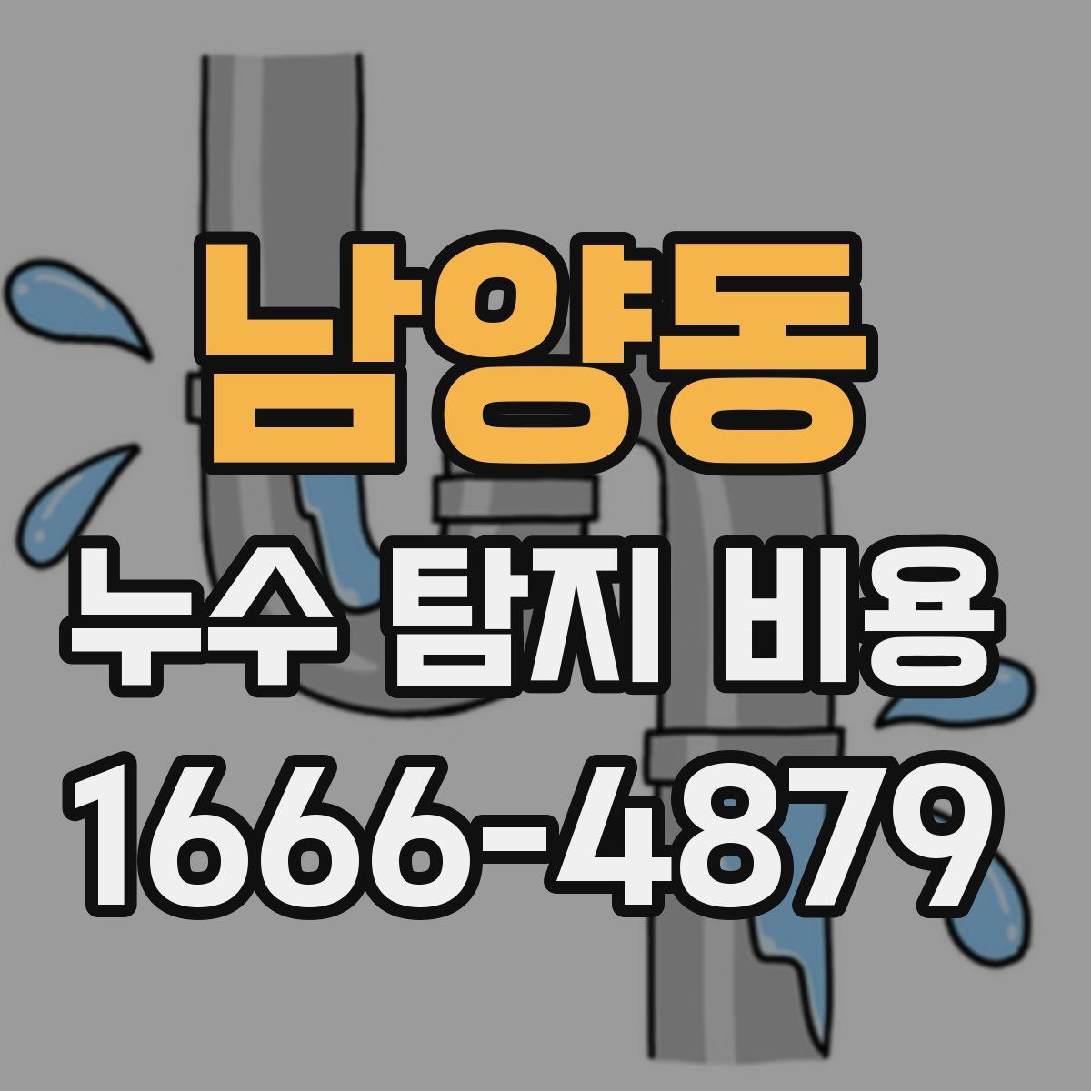 남양동 누수 탐지 비용