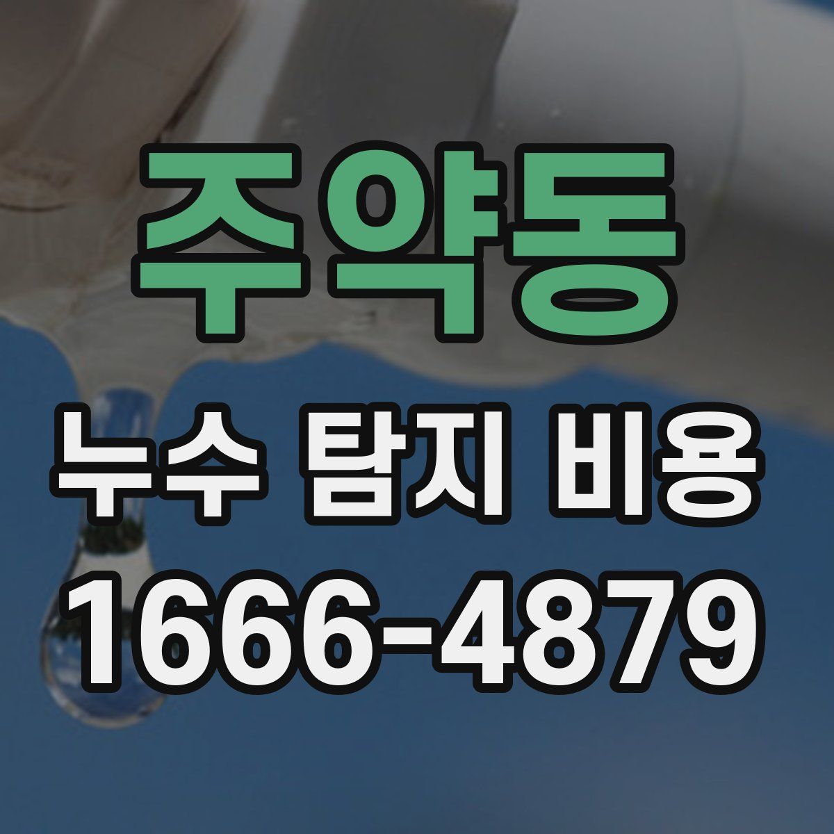 주약동 누수 탐지 비용