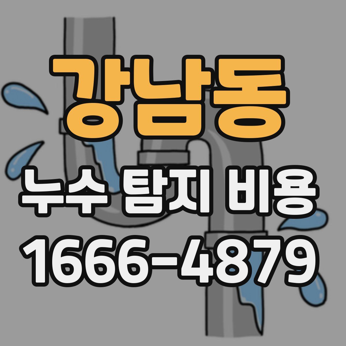 강남동 누수 탐지 비용