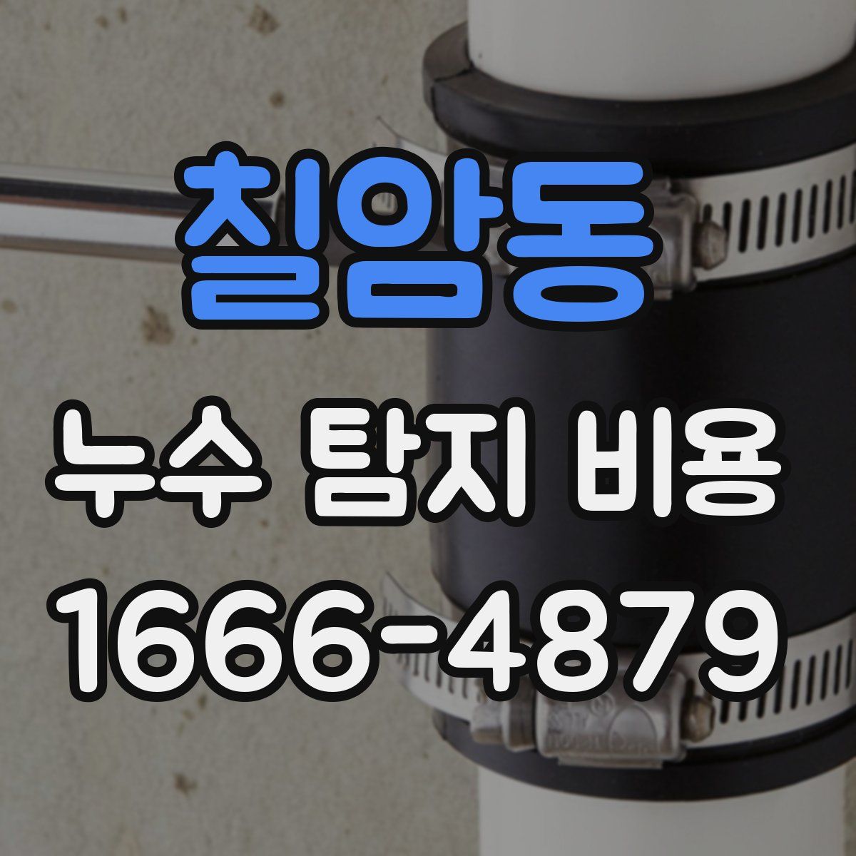 칠암동 누수 탐지 비용