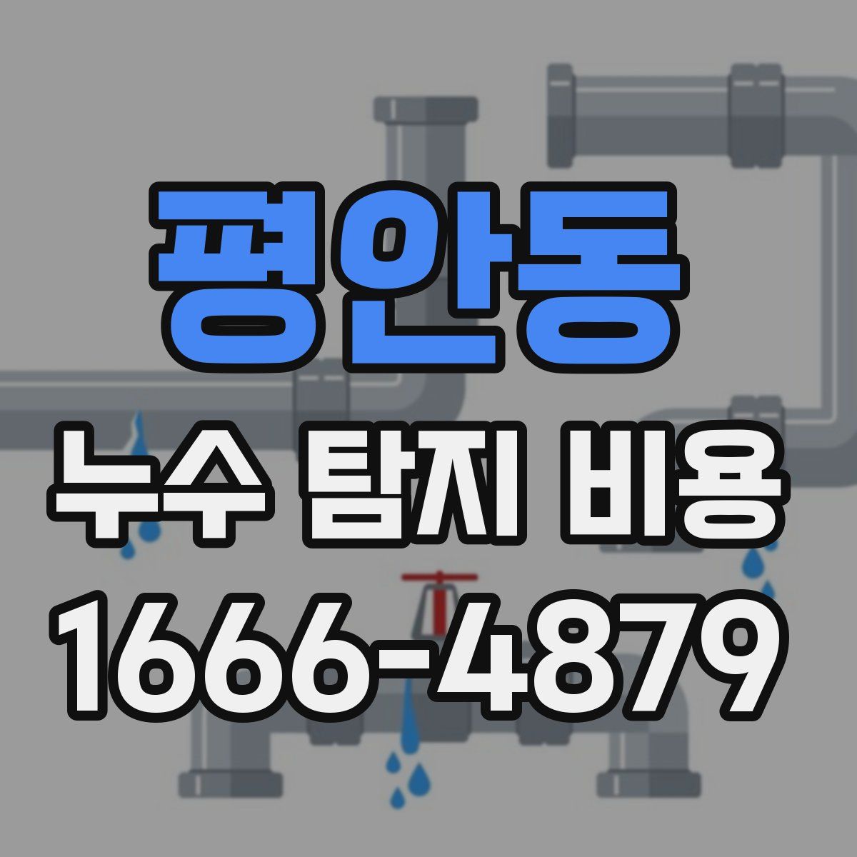 평안동 누수 탐지 비용
