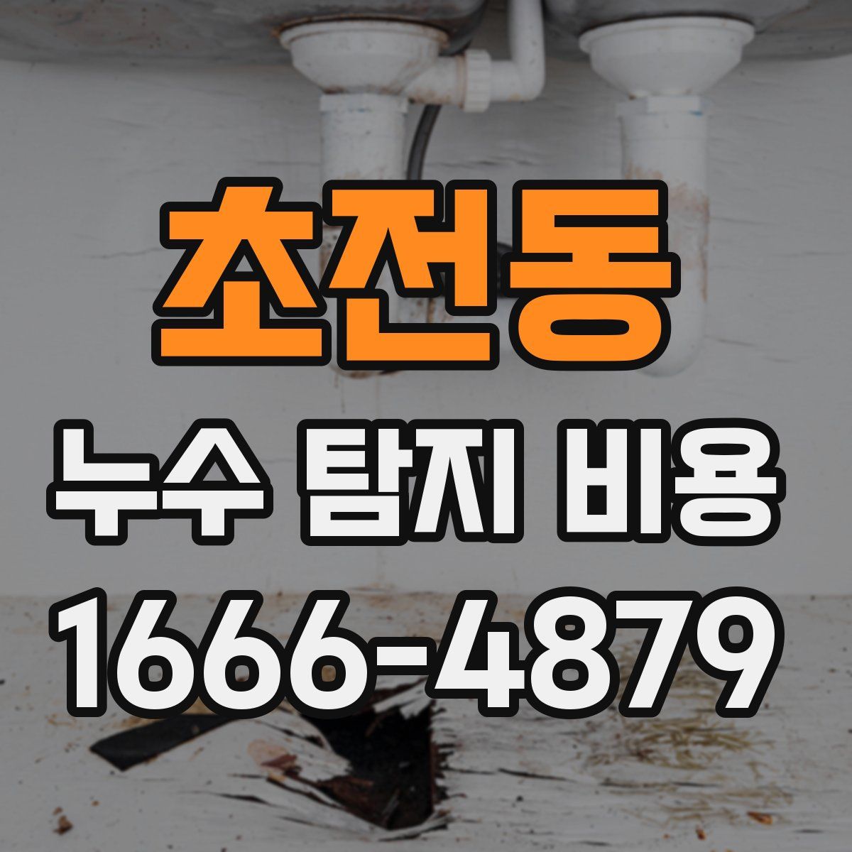 초전동 누수 탐지 비용