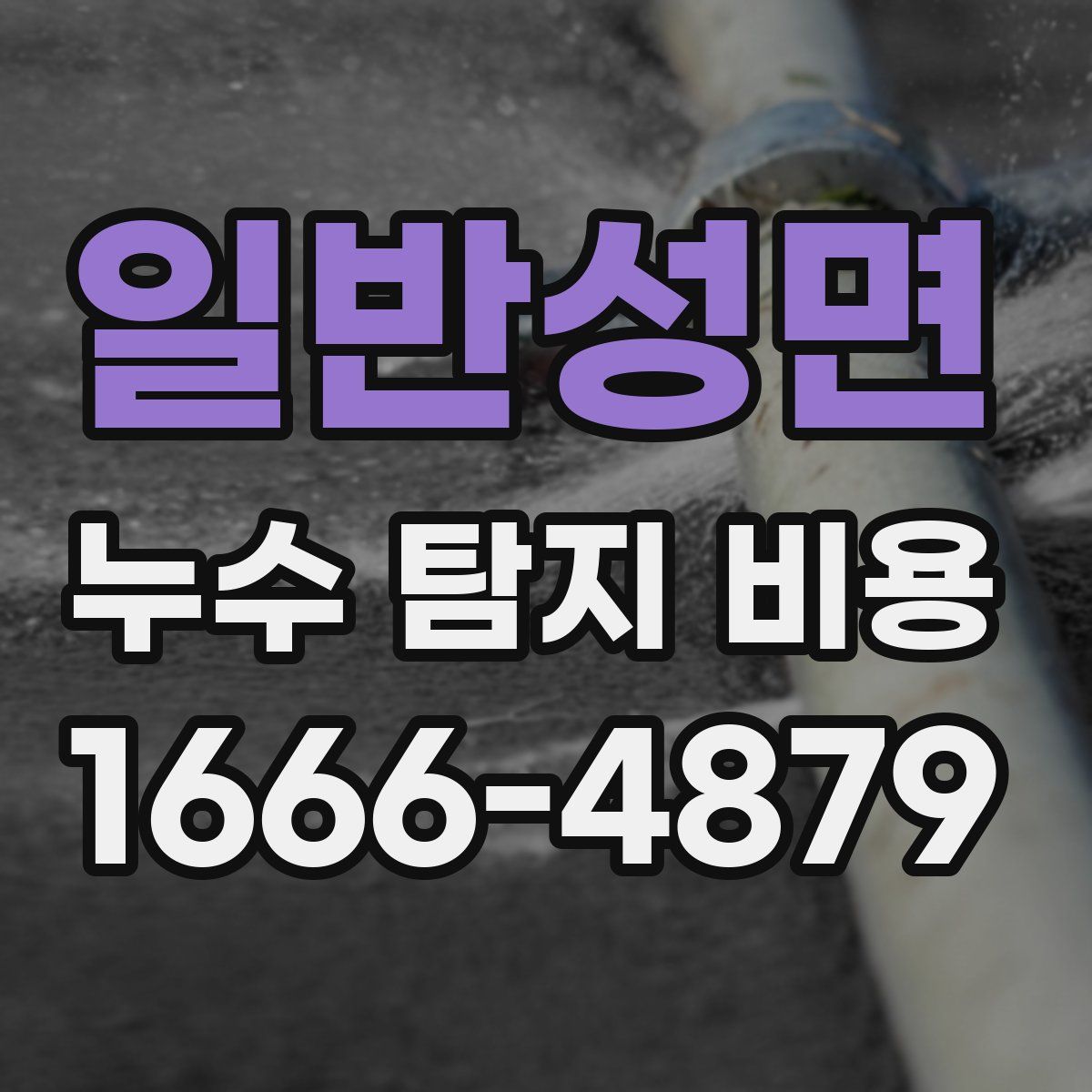 일반성면 누수 탐지 비용