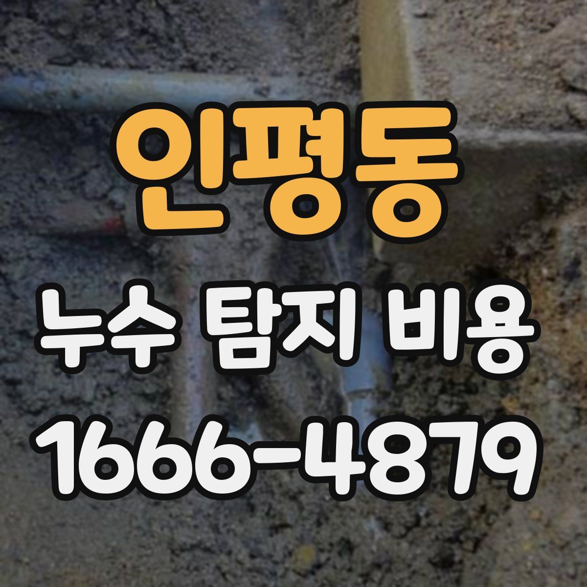 인평동 누수 탐지 비용