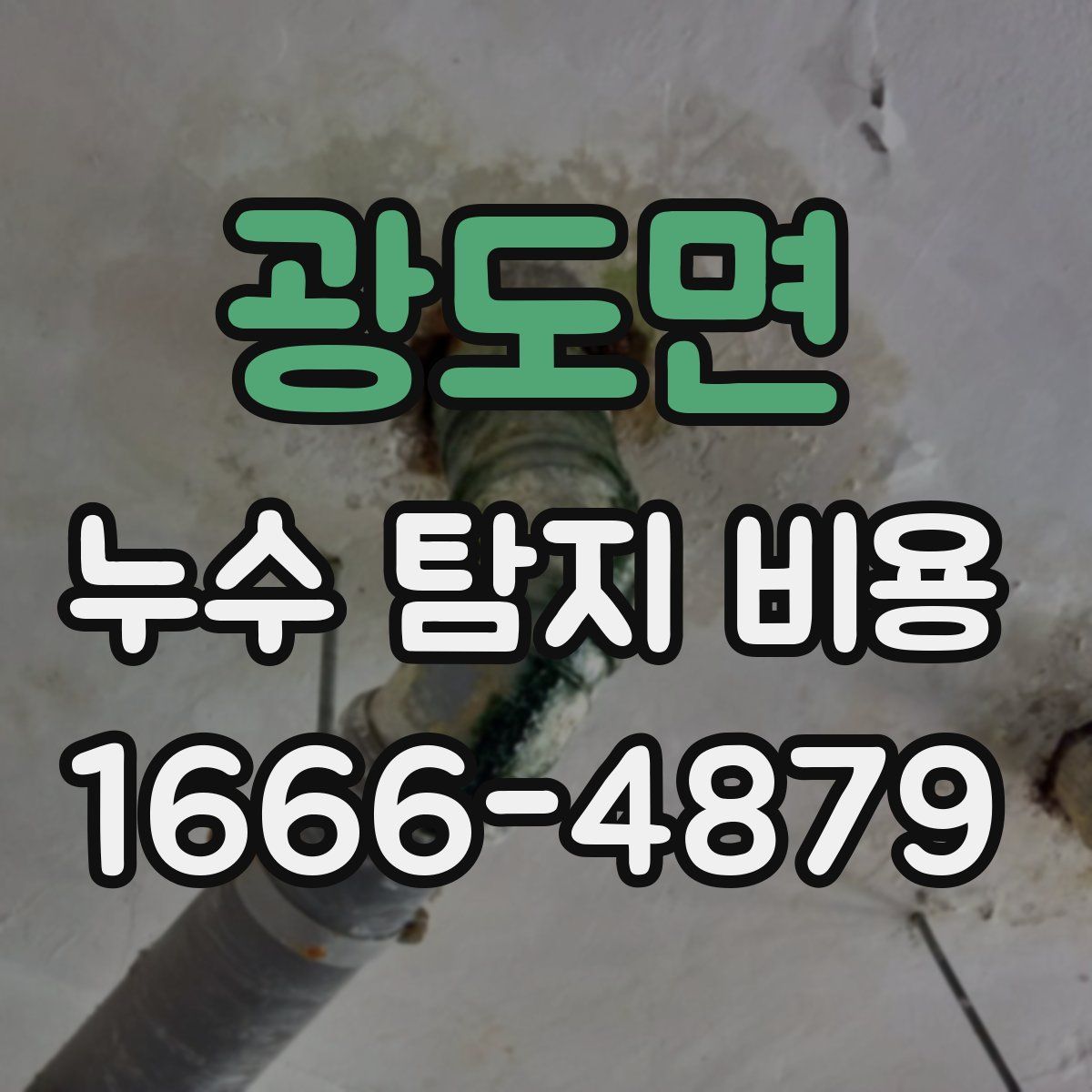 광도면 누수 탐지 비용