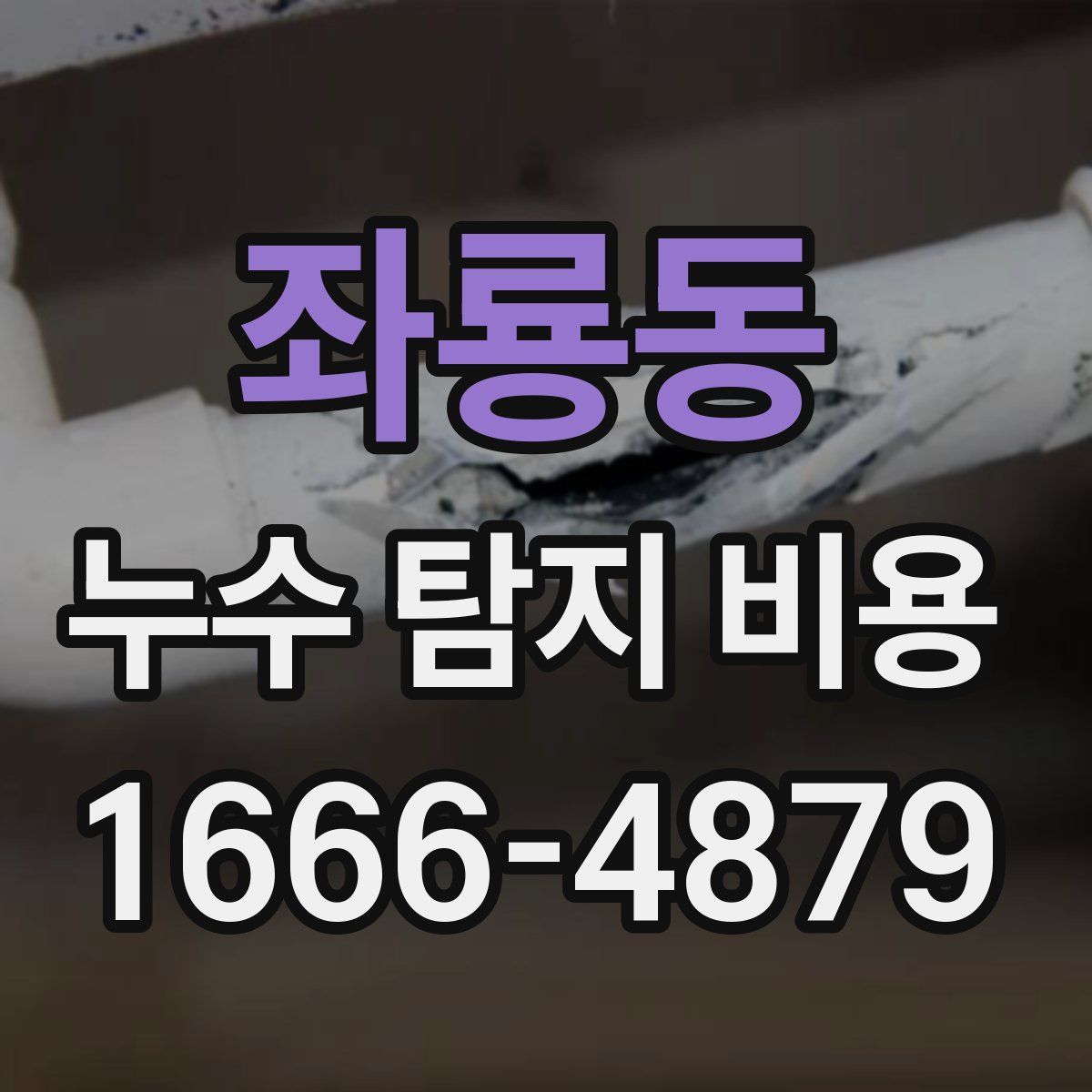 좌룡동 누수 탐지 비용